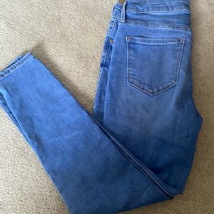 High rise rockstar skinny jeans